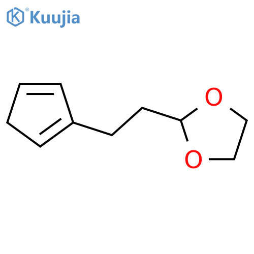 1,3-Dioxolane, 2-[2-(1,4-cyclopentadien-1-yl)ethyl]- structure