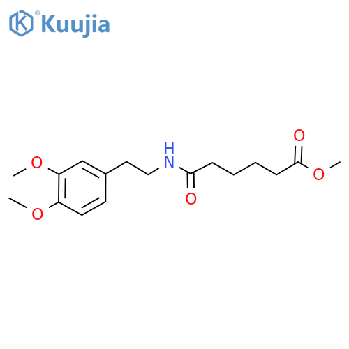 6-2-(3,4-Dimethoxyphenyl)ethylamino-6-oxo-hexanoic Acid Methyl Ester structure