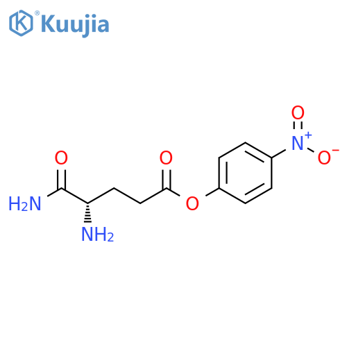 Pentanoic acid, 4,5-diamino-5-oxo-, 4-nitrophenyl ester, (4S)- structure