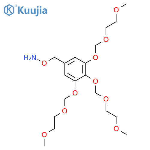 Hydroxylamine, O-[[3,4,5-tris[(2-methoxyethoxy)methoxy]phenyl]methyl]- structure