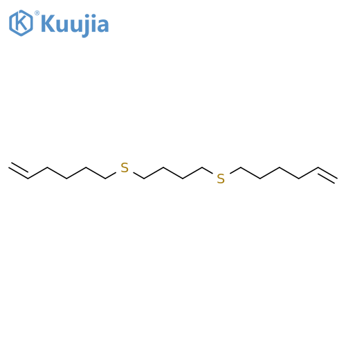 1-Hexene, 6,6'-[1,4-butanediylbis(thio)]bis- structure