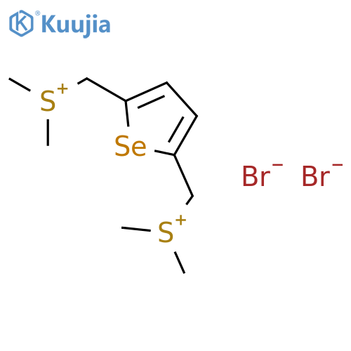 Sulfonium, [2,5-selenophenediylbis(methylene)]bis[dimethyl-, dibromide structure