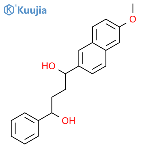 1,4-Butanediol, 1-(6-methoxy-2-naphthalenyl)-4-phenyl- structure