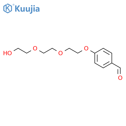 BENZALDEHYDE, 4-[2-[2-(2-HYDROXYETHOXY)ETHOXY]ETHOXY]- structure