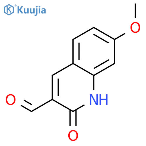 7-methoxy-2-oxo-1,2-dihydroquinoline-3-carbaldehyde structure