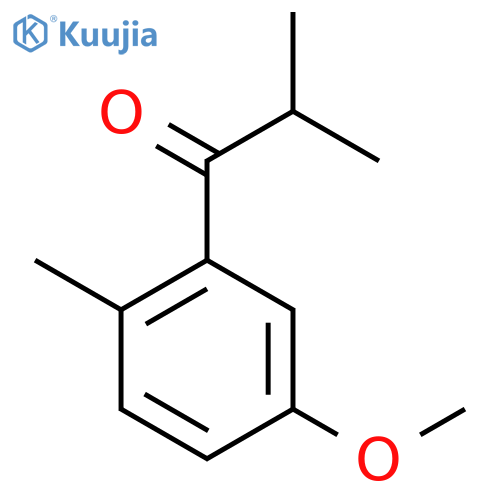 1-Propanone, 1-(5-methoxy-2-methylphenyl)-2-methyl- structure