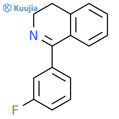 1-(3-Fluorophenyl)-3,4-dihydroisoquinoline structure