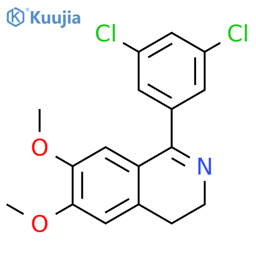 Isoquinoline, 1-(3,5-dichlorophenyl)-3,4-dihydro-6,7-dimethoxy- structure
