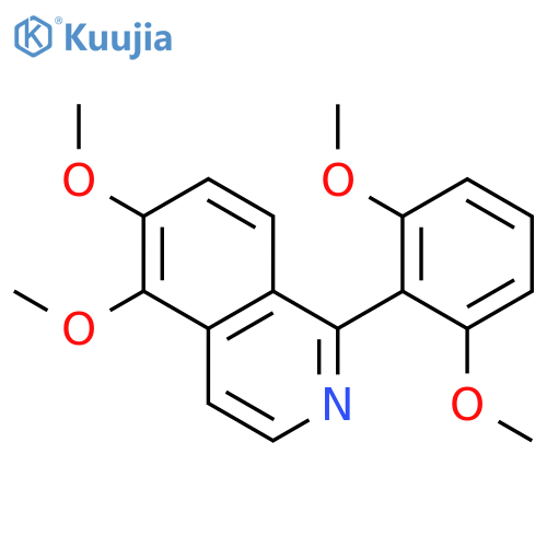 Isoquinoline, 1-(2,6-dimethoxyphenyl)-5,6-dimethoxy- structure