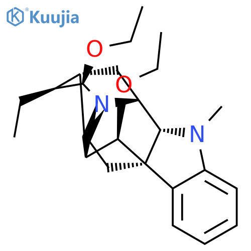 Ajmalan, 17,21-diethoxy-, (17R,21a)- structure