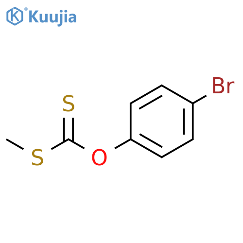 Carbonodithioic acid, O-(4-bromophenyl) S-methyl ester structure
