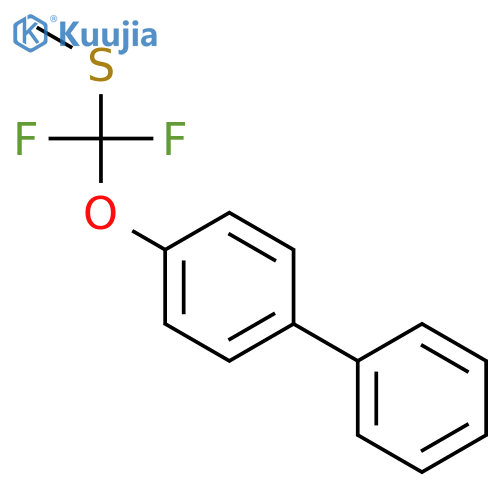 1,1'-Biphenyl, 4-[difluoro(methylthio)methoxy]- structure