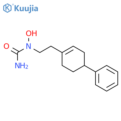 Urea, N-hydroxy-N-[2-(4-phenyl-1-cyclohexen-1-yl)ethyl]- structure