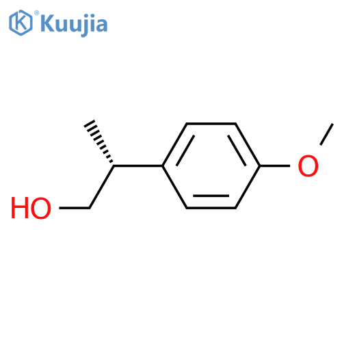 (2R)-2-(4-methoxyphenyl)propan-1-ol structure