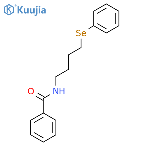 Benzamide, N-[4-(phenylseleno)butyl]- structure