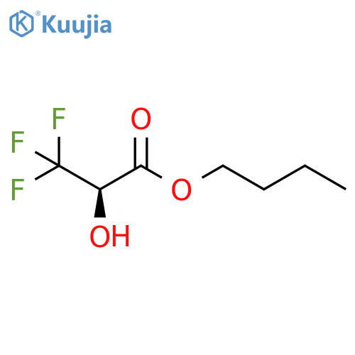 n-Butyl (2R)-3,3,3-trifluoro-2-hydroxypropanoate structure