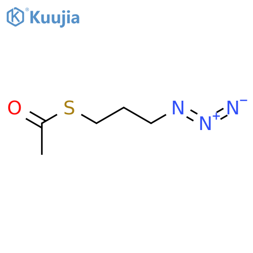 Ethanethioic acid, S-(3-azidopropyl) ester structure