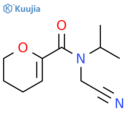 N-(Cyanomethyl)-3,4-dihydro-N-(1-methylethyl)-2H-pyran-6-carboxamide structure