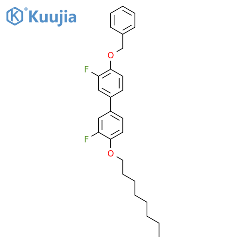 1,1'-BIPHENYL, 3,3'-DIFLUORO-4-(OCTYLOXY)-4'-(PHENYLMETHOXY)- structure