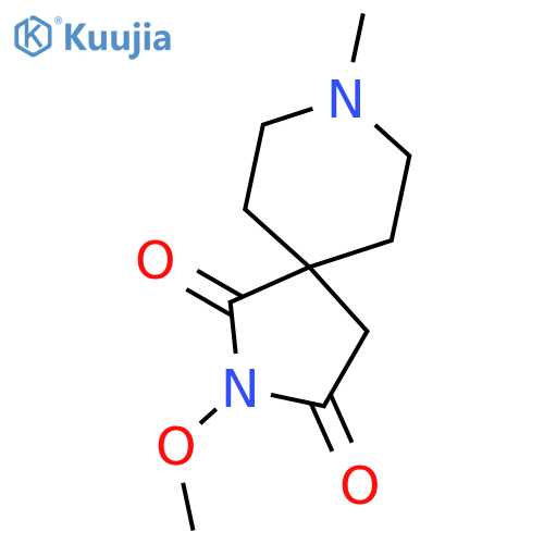 2,8-Diazaspiro[4.5]decane-1,3-dione, 2-methoxy-8-methyl- structure