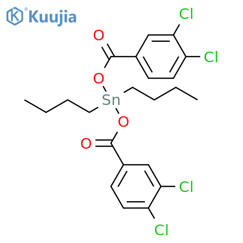 Stannane, dibutylbis[(3,4-dichlorobenzoyl)oxy]- structure