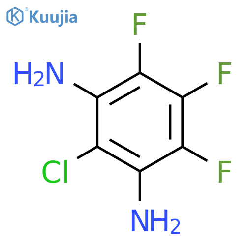 1,3-Benzenediamine, 2-chloro-4,5,6-trifluoro- structure