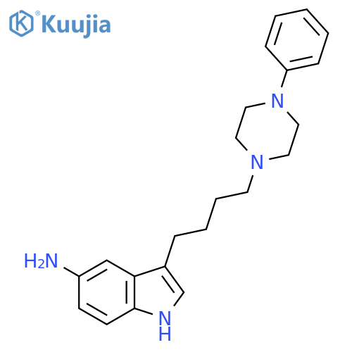 1H-Indol-5-amine, 3-[4-(4-phenyl-1-piperazinyl)butyl]- structure