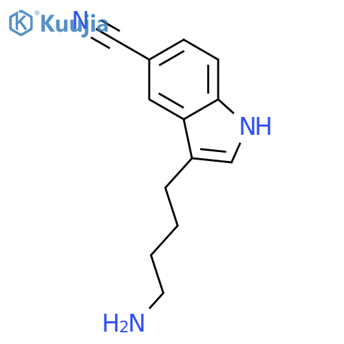 3-(4-Aminobutyl)-1H-indole-5-carbonitrile structure