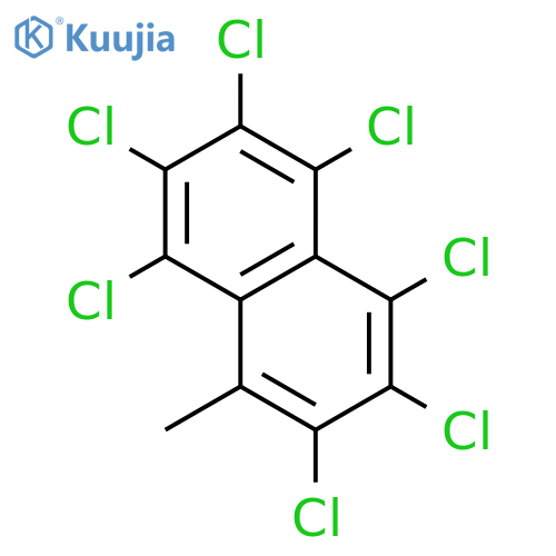 Naphthalene, 1,2,3,4,5,6,7-heptachloro-8-methyl- structure