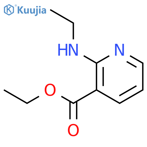3-Pyridinecarboxylicacid, 2-(ethylamino)-, ethyl ester structure