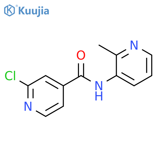 2-chloro-N-(2-methylpyridin-3-yl)pyridine-4-carboxamide structure
