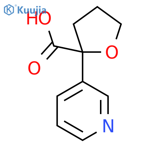 2-(pyridin-3-yl)oxolane-2-carboxylic acid structure