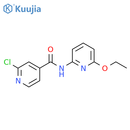 2-chloro-N-(6-ethoxypyridin-2-yl)pyridine-4-carboxamide structure
