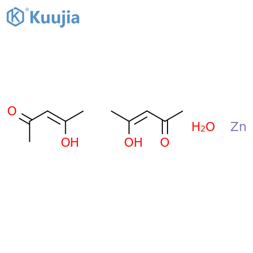Zinc;pentane-2,4-dione;hydrate structure