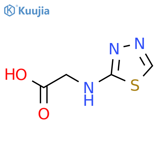 Glycine,N-1,3,4-thiadiazolyl- (8CI) structure