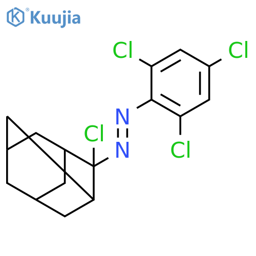 Diazene, (2-chlorotricyclo[3.3.1.13,7]dec-2-yl)(2,4,6-trichlorophenyl)- structure