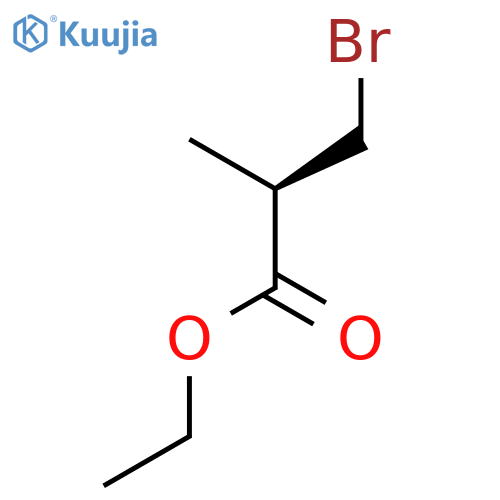 Propanoic acid, 3-bromo-2-methyl-, ethyl ester, (R)- structure