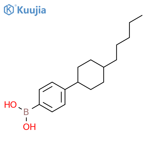 (4-(trans-4-Pentylcyclohexyl)phenyl)boronic Acid structure