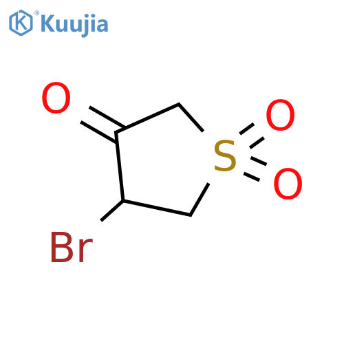 4-Bromodihydrothiophen-3(2H)-one 1,1-dioxide structure