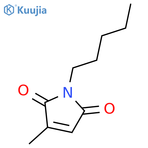 1H-Pyrrole-2,5-dione, 3-methyl-1-pentyl- structure