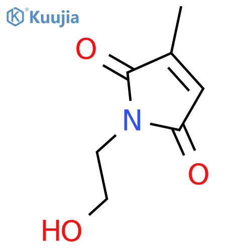 1-(2-Hydroxyethyl)-3-methyl-1H-pyrrole-2,5-dione structure