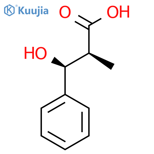 (2S,3S)-3-Hydroxy-2-methyl-3-phenylpropanoic acid structure
