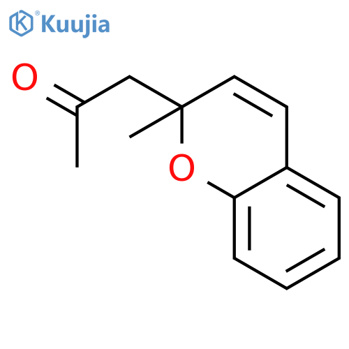 2-Propanone, 1-(2-methyl-2H-1-benzopyran-2-yl)- structure