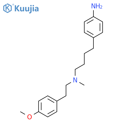 Benzenebutanamine, 4-amino-N-[2-(4-methoxyphenyl)ethyl]-N-methyl- structure