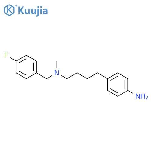 BENZENEBUTANAMINE, 4-AMINO-N-[(4-FLUOROPHENYL)METHYL]-N-METHYL- structure
