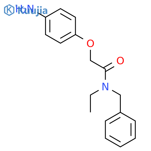 ACETAMIDE, 2-(4-AMINOPHENOXY)-N-ETHYL-N-(PHENYLMETHYL)- structure