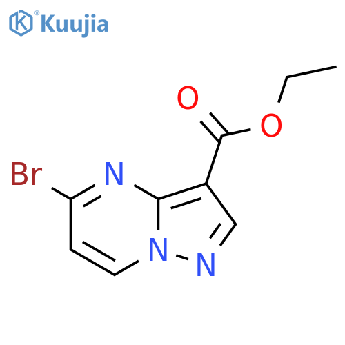 Ethyl 5-bromopyrazolo[1,5-a]pyrimidine-3-carboxylate structure