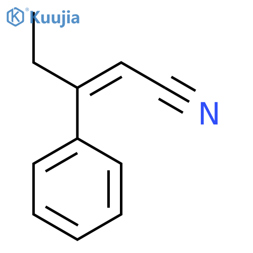 3-Phenyl-2-pentenenitrile structure