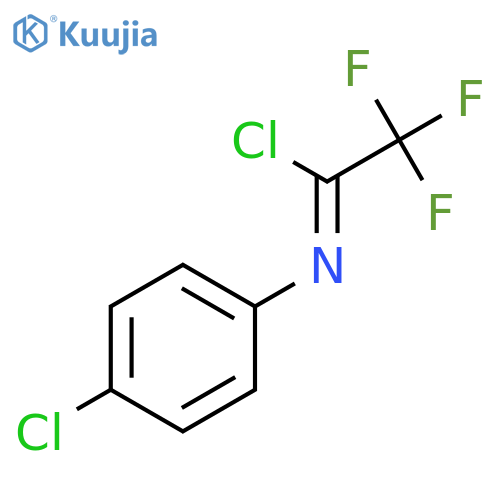Ethanimidoyl chloride, N-(4-chlorophenyl)-2,2,2-trifluoro- structure