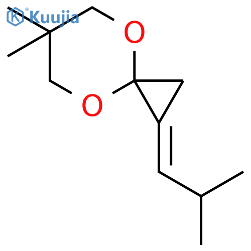 6,6-Dimethyl-1-(2-methylpropylidene)-4,8-dioxaspiro[2.5]octane structure